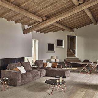 Bontempi Casa Ray 60 Bronze Yuvarlak Yan Sehpa