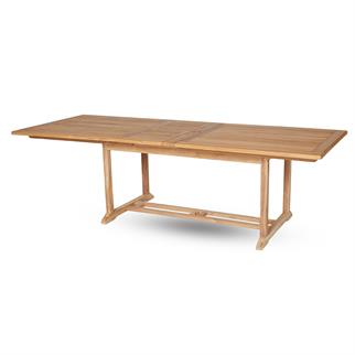 Kayu Teak Dikdörtgen Açılır Masa