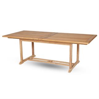 Kayu Teak Dikdörtgen Açılır Masa