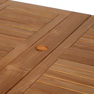 Kayu Teak Dikdörtgen Açılır Masa
