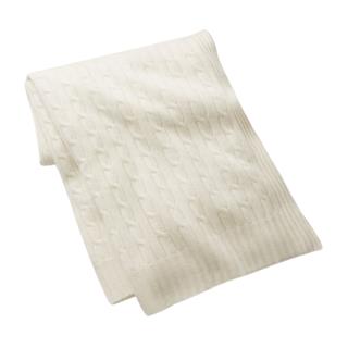 Ralph Lauren Cabla Cashmere 60x60 Cream Throw