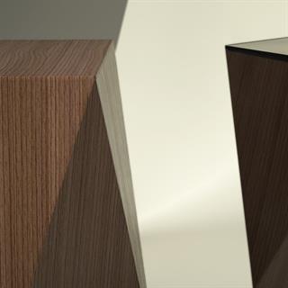 Ligne Roset Rocher Walnut Yan Sehpa