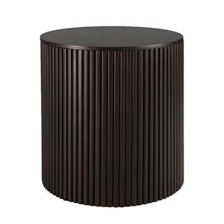 Ethnicraft Roller Max Dark Brown 40 cm Yuvarlak Yan Sehpa