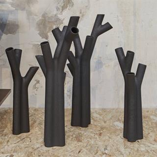 Roseau Small Vazo - Black