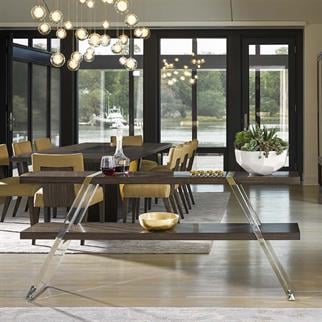 Fine Furniture Runway Luxe Brown Console