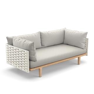 Dedon Sealine Silver Beige 2-Seater Sofa