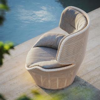 Dedon Seashell Grand Midnight Koltuk