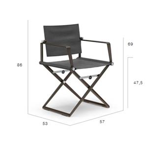 Dedon Seax Sail Sahde Rejisör Sandalye