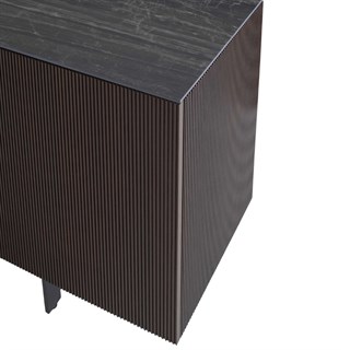 Ligne Roset Selvans 3 Kapaklı Dark Walnut Büfe