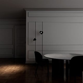 Davide Groppi Set Black Lambader