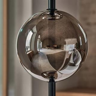 Bontempi Sferatus Dark Brass Floor Lamp