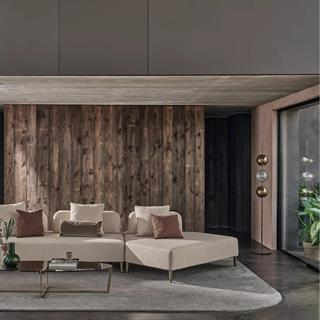 Bontempi Sferatus Dark Brass Floor Lamp