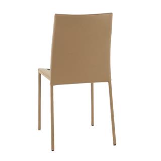 Ligne Roset Slim Beige Leather Armless Chair
