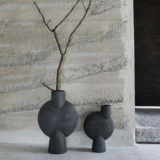 Sphere Vazo Bubl - Hexa - Dark Grey