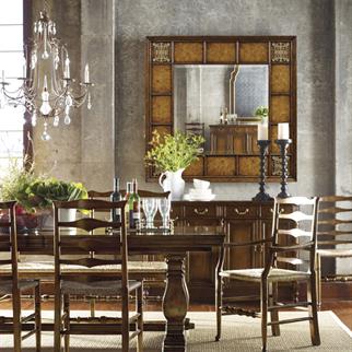 Jonathan Charles Nottinghamshire Walnut Mirror