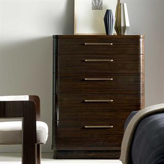 Caracole Modern Streamline Dark Chocolate Yüksek Şifonyer