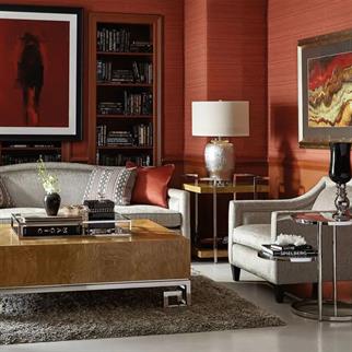 Bernhardt Strickland Beige Armchair