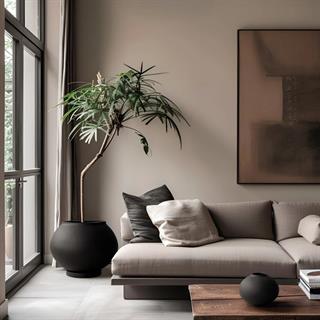 101 Copenhagen Sunao Fat Hexa Black Saksı