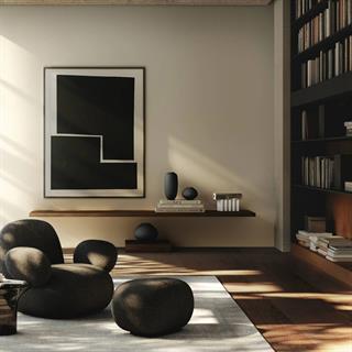 101 Copenhagen Sunao Slim Petit Black Vase