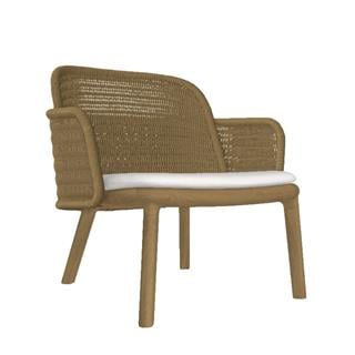 Suro Teak Tekli Koltuk - Weave Hemp - Minder Sırt ve Oturum Minderi Naram Warm Cotton F kategori