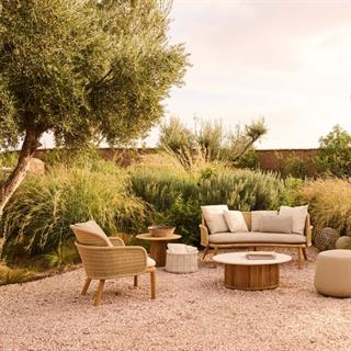 Suro Teak Tekli Koltuk - Weave Hemp - Minder Sırt ve Oturum Minderi Naram Warm Cotton F kategori