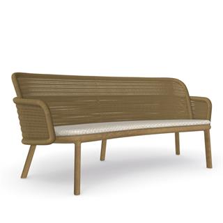 Suro Teak Üçlü Bank - Weave Hemp - Minder Sırt ve Oturum Minderi Naram Warm Cotton F kategori