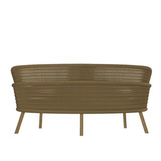 Suro Teak Üçlü Bank - Weave Hemp - Minder Sırt ve Oturum Minderi Naram Warm Cotton F kategori