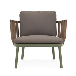 Ethimo Swing Club Teak Green Koltuk