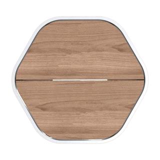 Ethimo Swing White Teak Yan Bahçe Sehpası