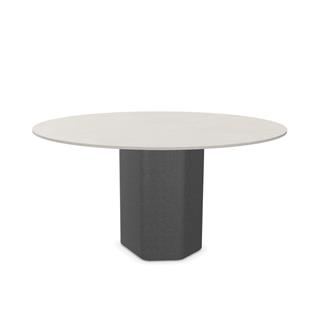 Expormim Talo Slate Argentium Round Dining Table