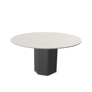 Expormim Talo Slate Argentium Round Dining Table