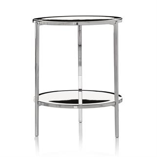 Tambour Sehpa-İskelet Polished Die-Cast Aluminium-Tabla Polished Aluminium