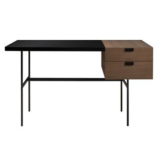 Ligne Roset Tanis Walnut Black Fenix Desk