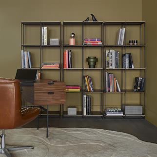 Ligne Roset Tanis Walnut Black Fenix Desk