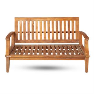 Kayu Teak Yağlı İkili Kanepe