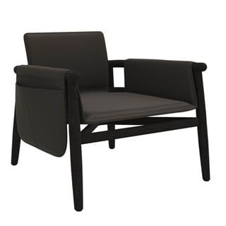 Meridiani Teresa Saddle Brown Deri Tekli Koltuk
