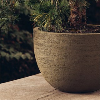 Domani Texel Pot Natural Grey 74 Planter