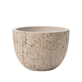 Domani Texel Pot Natural White 74 Planter