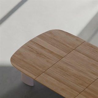 Tilos Yemek Masası (240) -Aliminyum Ayak-Teak Tabla