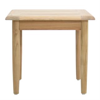 Alfresco Tofino Natural Teak Yan Sehpa