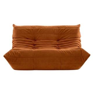 Ligne Roset Togo Small Dark Camel İkili Kanepe