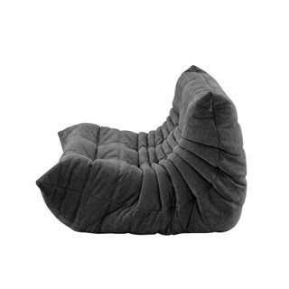 Togo İkili Kanepe-Small-Kumaş Alcantara B Fleece (99)-(Grade S)
