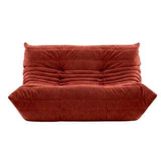 Togo Small İkili Kanepe-Kumaş  Alcantara B Amaretto (Y335)-(Grade S)