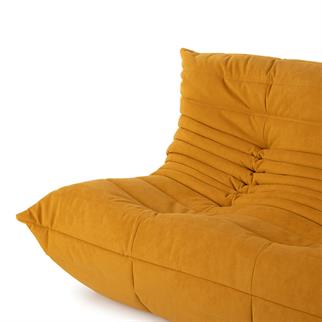 Ligne Roset Togo Large Curry Triple Sofa