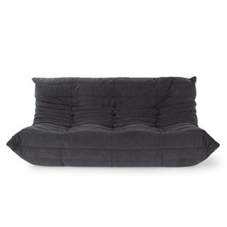 Ligne Roset Togo Large Dark Grey Üçlü Kanepe
