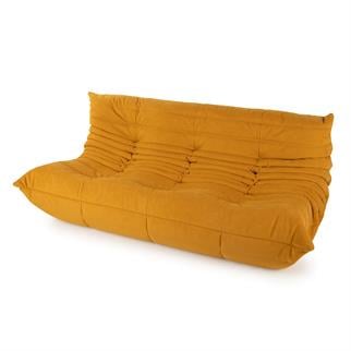 Ligne Roset Togo Large Curry Triple Sofa