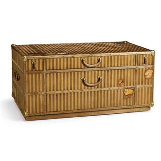 Jonathan Charles Travel Trunk Style Orta Sehpa