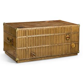 Jonathan Charles Travel Trunk Style Orta Sehpa