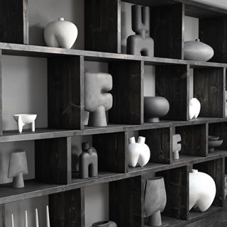 101 Copenhagen Tribal Big Dark Grey Vazo