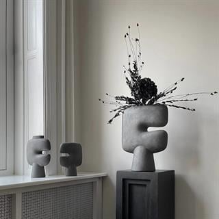 101 Copenhagen Tribal Medium Dark Grey Vase